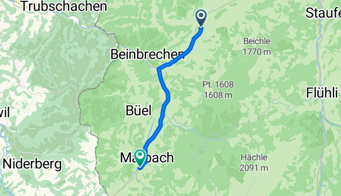 Eschenbach nach Marbach