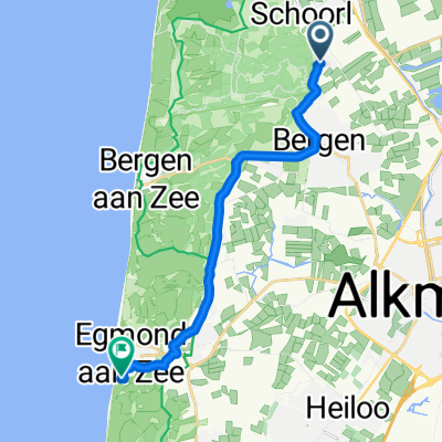 Duinweg, Schoorl nach Strand Egmond aan Zee, Egmond aan Zee