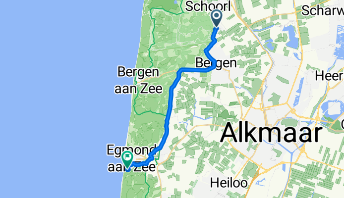 Duinweg, Schoorl nach Strand Egmond aan Zee, Egmond aan Zee