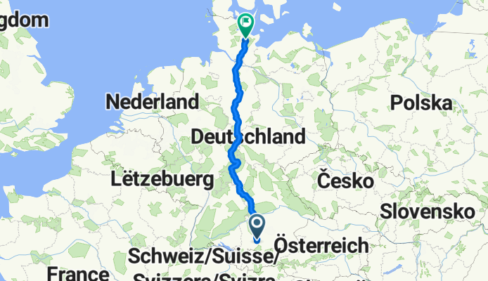 Sonnenstraße nach Brache