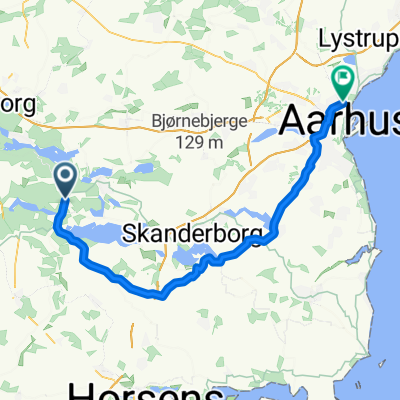 Lyngdal - Ejer Baunehøj - Hvolbæk - Tranbjerg - Aldersrovej