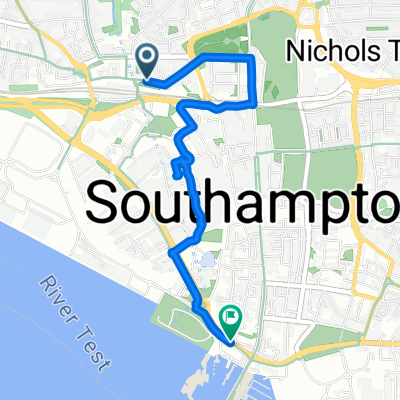 Soton Cntrl to Red Funnel via Decathlon