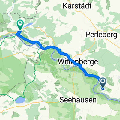 Rühstädter Dorfstraße nach Hamburger Straße