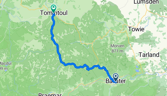 Ballater to Tomintoul