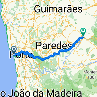 Route from Porto