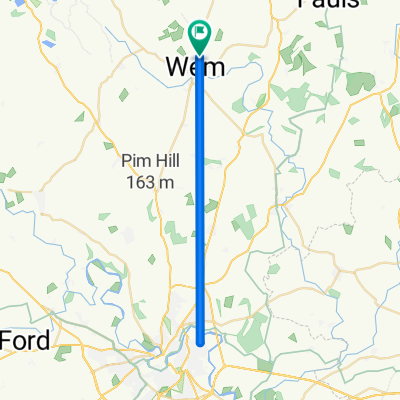 Bazeley Way to Bazeley Way to Abbots Wood Day Centre, Eskdale Road