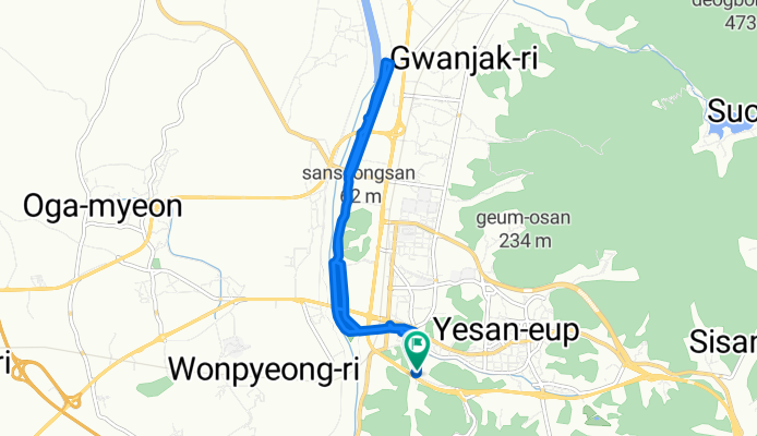 예산읍 102-1 ~ 예산읍 103-3