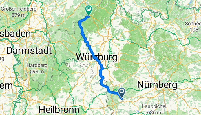 Leutershausen - Bad Brückenau