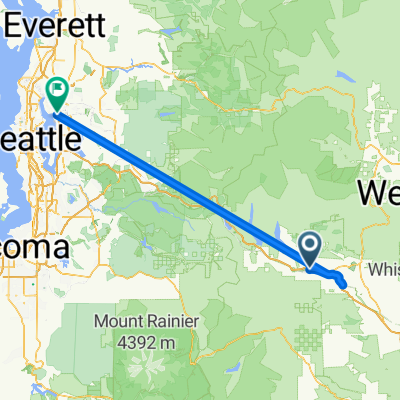 Cle Elum to Horlick, part way back then battery died