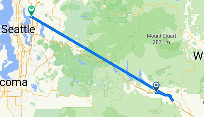 Cle Elum to Horlick, part way back then battery died