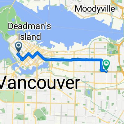 Davie St, Vancouver to Renfrew St, Vancouver