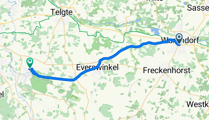 Route nach Münster