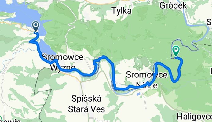 Zamkowa, Niedzica do Lesnica