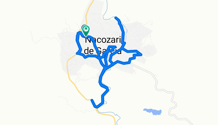 Nuevo Progreso, Nacozari de García a Nuevo Progreso, Nacozari de García
