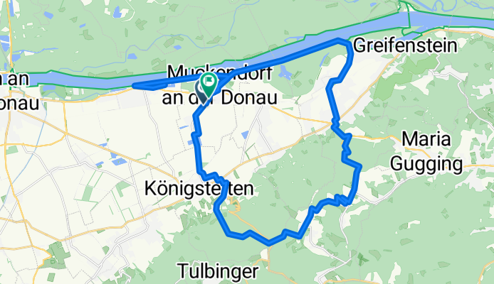 Muckendorf -Königstetten -Dopplerhütte Hintersdorf-Muckendorf