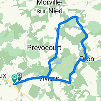 Rue Clemenceau, Delme à Place de la République, Delme