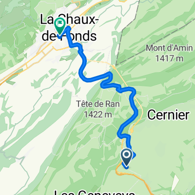 Le Chillou nach Rue Daniel-Jeanrichard