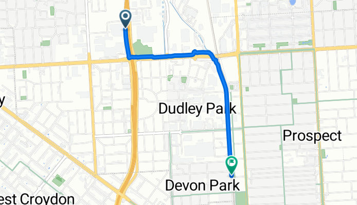 City of Port Adelaide Enfield, Regency Park to Devonport Tce, Prospect