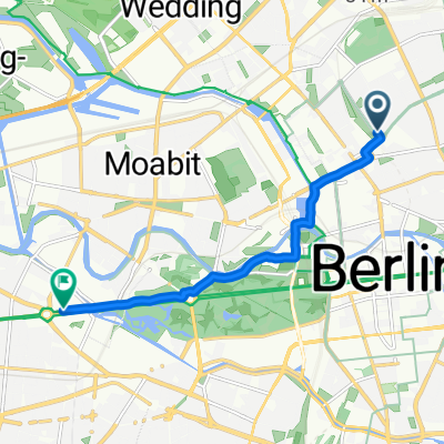 Theodor-Heuss-Weg, Berlin nach Straße des 17. Juni, Berlin