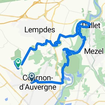 Rue Condorcet, Cournon-d'Auvergne à Rue du Liseron, Cournon-d'Auvergne