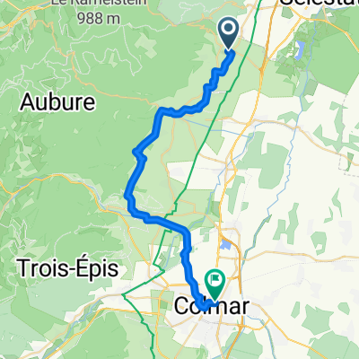 Von Saint-Hippolyte bis Colmar