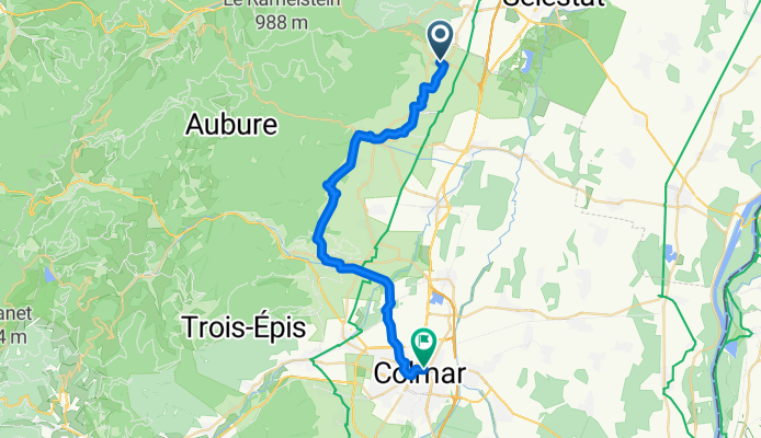 Von Saint-Hippolyte bis Colmar