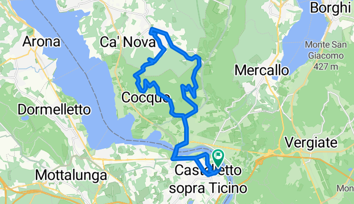Via Ticino Panni nach Via Ticino Panni
