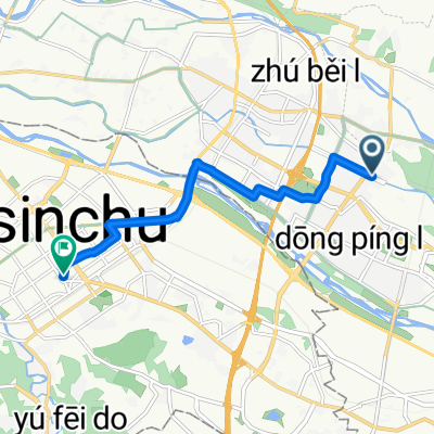 Jiaxing Rd, Zhubei nach Dongmen St, East District