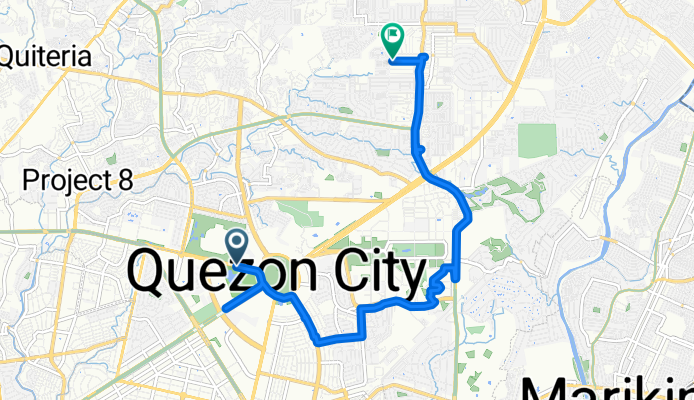 Pisay to Luzon Ave via UPD