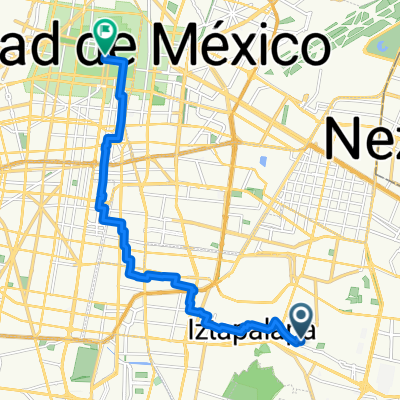 Cerrada Tercera de Moctezuma, Iztapalapa a Plaza de la Constitución, Cuauhtémoc