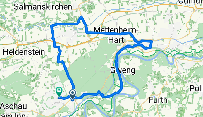 Ziehrerweg, Waldkraiburg nach Stadtplatz, Waldkraiburg