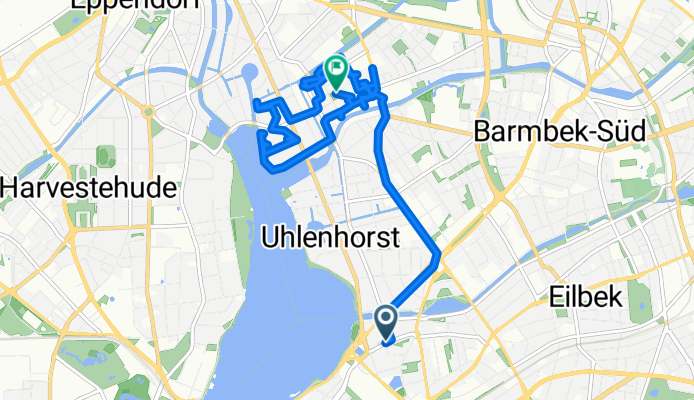 Barcastraße, Hamburg nach Forsmannstraße, Hamburg