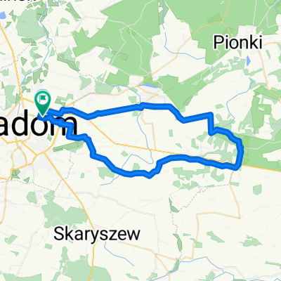 Radom - Podgóra (Gózd) - Radom
