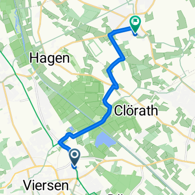 Kanalstraße, Viersen nach Teresaweg, Tönisvorst