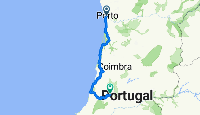 Porto-Fátima-estação comboio Caxias Costa