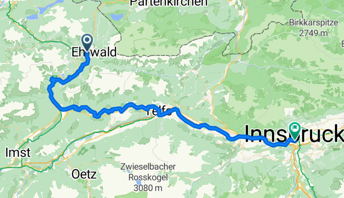 Ehrwald - Innsbruck