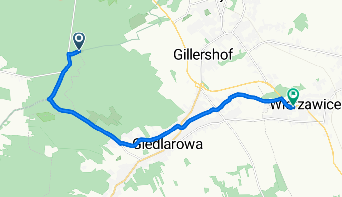 Giedlarowa, Leżajsk do Wierzawice, Leżajsk