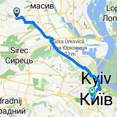 Правды проспект, Киев до Богдана Хмельницкого улица, Киев