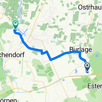 Melmstraße nach Meyer-Werft