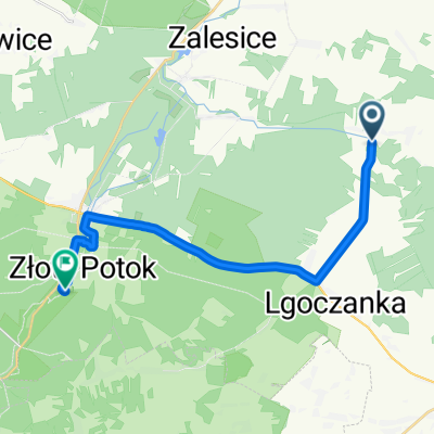 Konstantynów, Lelów do Złoty Potok