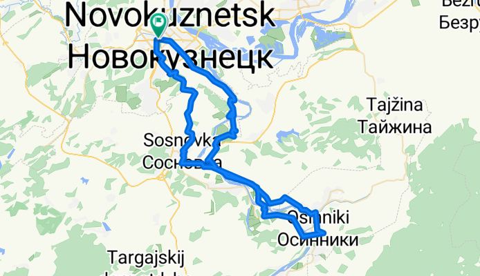 улица Кирова, Новокузнецк до улица Кирова, Новокузнецк