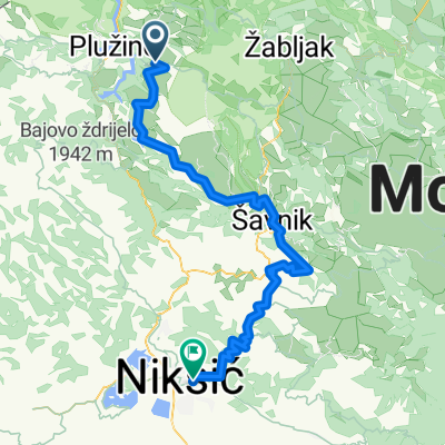 Жабљак - Трса - Плужине, Trsa naar Вука Караџића, Nikšić