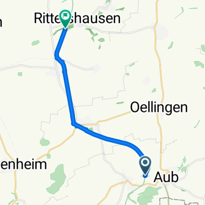 Katzengraben, Aub to Kreisstraße WÜ49, Gaukönigshofen
