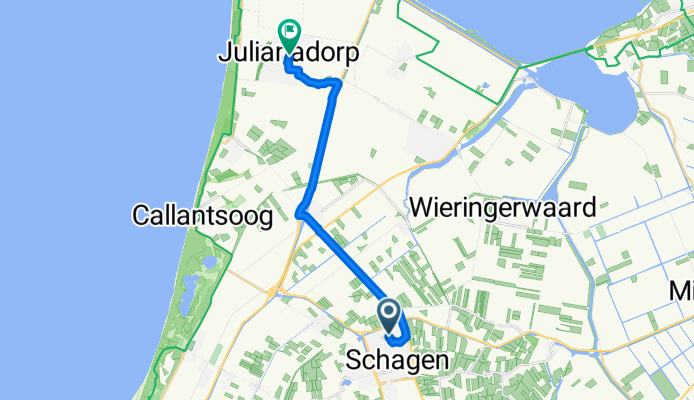 Haagbeukstraat, Schagen naar Doorzwin, Julianadorp