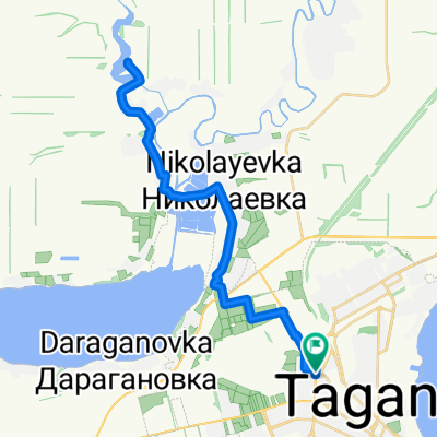 Дарьевский пруд через сады