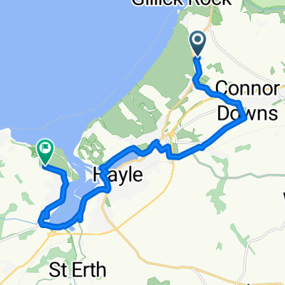 Gwinear-Gwithian, Hayle to Church Lane, St Ives