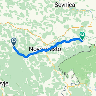 Sadinja vas pri Dvoru to Kostanjevica