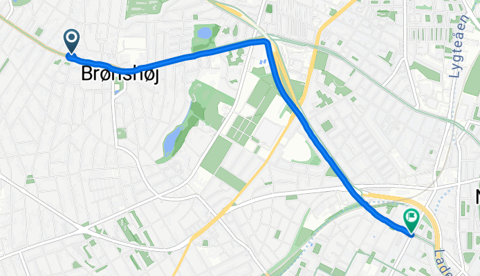 Præstekærvej, Brønshøj to Borups Allé, Frederiksberg