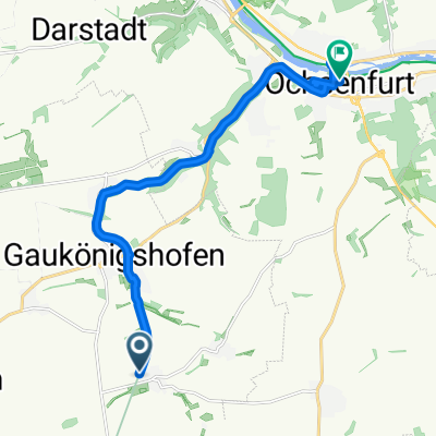 Kreisstraße WÜ49, Gaukönigshofen to Hauptstraße, Ochsenfurt