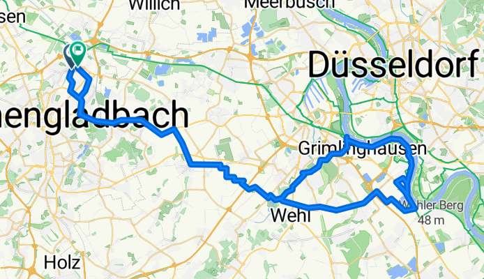 Route zum Silbersee